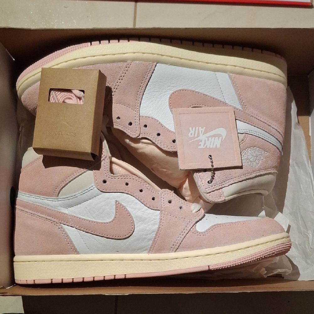 Nike Air Pink and White Sneakers